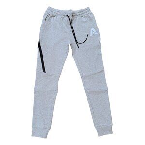 Men’s Fleece Joggers - Cotton Blend Sweatpants, Slim Fit, Gray